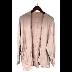 Barefoot Dreams Women's Brushed Fleece Circle Cardigan Luster - Regular